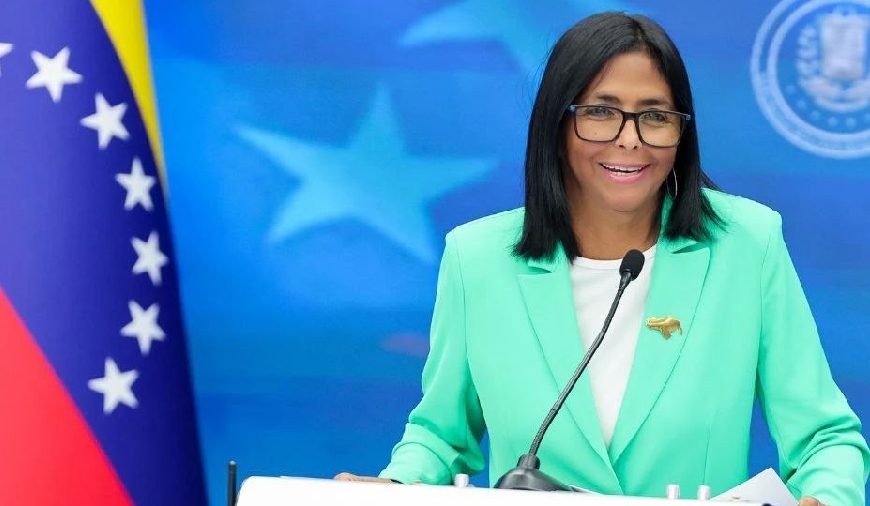 (VENEZUELA) PRESIDENTA ENCARGADA DELCY RODRÍGUEZ ASEGURA QUE LAS MEJORAS SE LOGRARÁN EN PLAZOS RAZONABLES