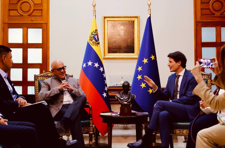 (VENEZUELA) PRESIDENTE DE AN SE REÚNE CON DELEGACIÓN DE LA UE PARA AVANZAR EN RUTA DE COOPERACIÓN MUTUA