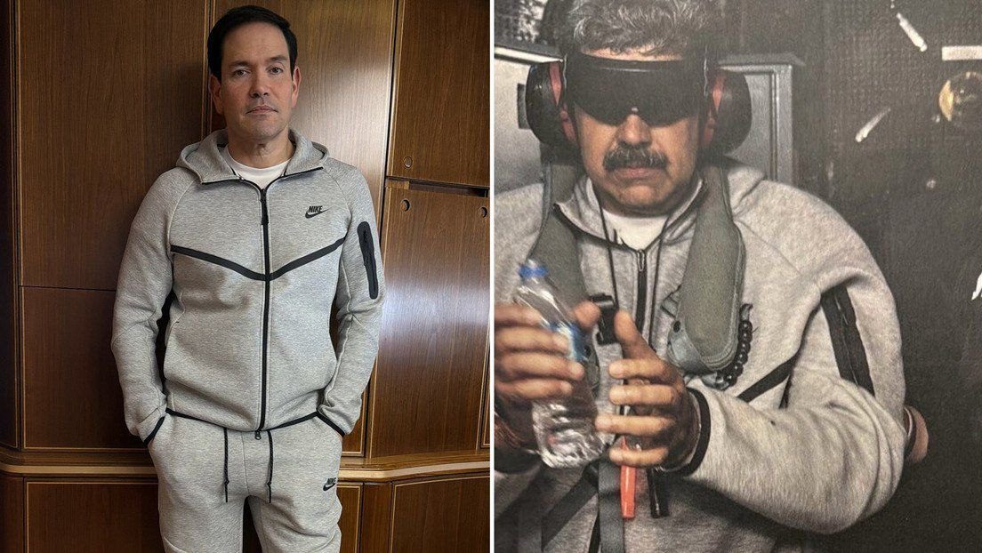 (EEUU) !ES TENDENCIA! MARCO RUBIO LUCE EL FAMOSO CHÁNDAL GRIS SIMILAR AL&hellip;