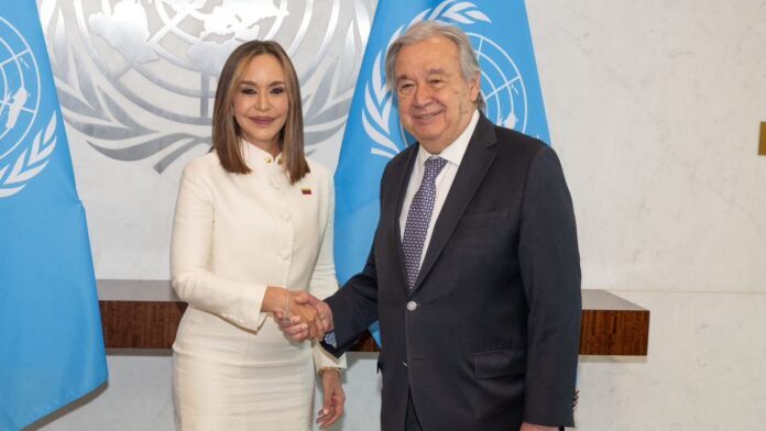 (EEUU) COROMOTO GODOY PRESENTÓ CARTAS CREDENCIALES ANTE LA ONU
