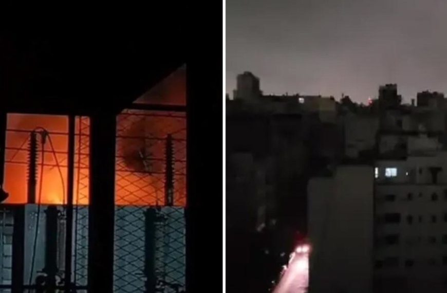 (ARGENTINA) INCENDIO GENERA APAGÓN MASIVO AFECTANDO A UNAS 100 MIL PERSONAS
