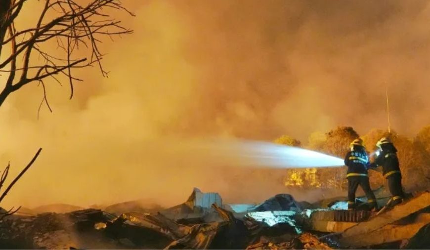 (CHINA) 26 FALLECIDOS SE REPORTAN TRAS EXPLOSIÓN EN FÁBRICA DE FUEGOS ARTIFICALES