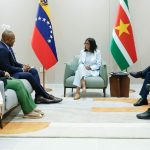 (VENEZUELA) PRESIDENTA ENCARGADA SOSTUVO ENCUENTRO CON MINISTRO DE EXTERIORES DE SURINAM PARA FORTALECER COOPERACIÓN ESTRATÉGICA  