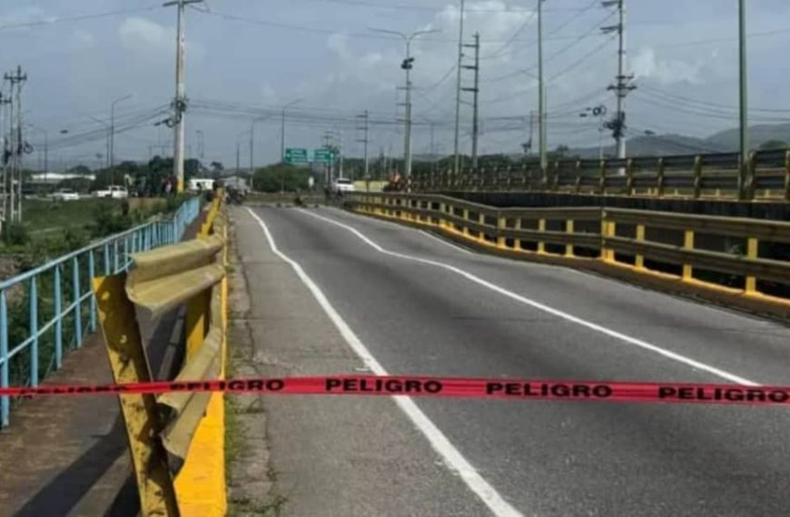 (VENEZUELA) EJECUTIVO NACIONAL EVALÚA DAÑOS EN EL PUENTE YACURAL DEL ESTADO LARA