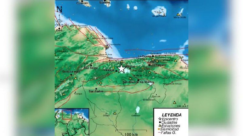 (VENEZUELA) TEMBLÓ EN EL ESTADO CARABOBO CONFIRMÓ FUNVISIS
