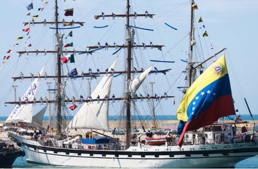 (VENEZUELA) RETORNÓ AL PAÍS EL BUQUE ESCUELA “SIMÓN BOLÍVAR” TRAS POSITIVO CRUCERO DE INSTRUCCIÓN POR EL CARIBE