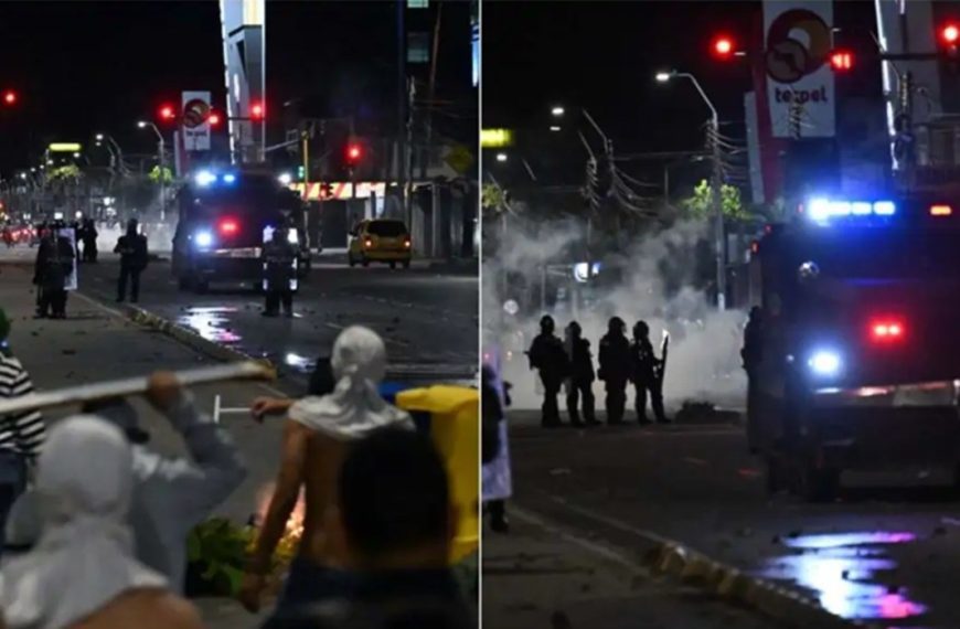 (COLOMBIA) REPORTAN DISTURBIOS EN BOGOTÁ TRAS CONTEO PRELIMINAR EN SEGUNDA VUELTA ELECTORAL