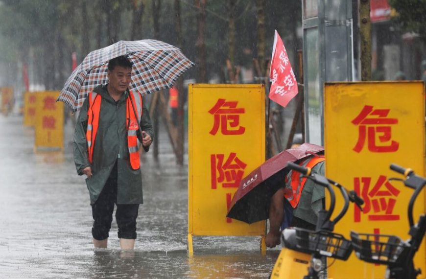 (CHINA) EMITEN ALERTA AZUL POR PRONÓSTICO DE FUERTES PRECIPITACIONES AL SUR DEL PAÍS