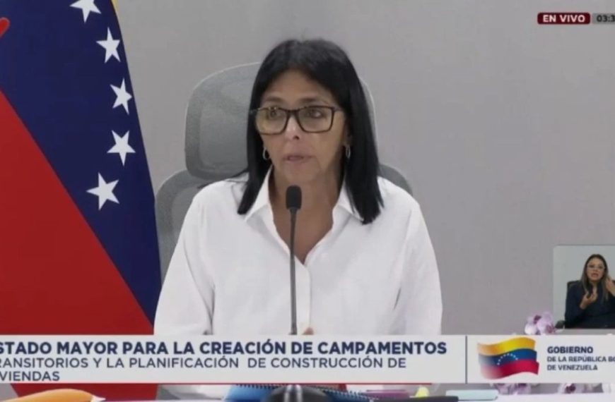 (VENEZUELA) PRESIDENTA ENCARGADA DELCY RODRÍGUEZ ANUNCIÓ CREACIÓN DE PROYECTOS PARA CONSTRUIR VIVIENDAS