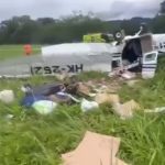 (COLOMBIA) CUATRO FALLECIDOS SE REPORTAN TRAS ACCIDENTE AÉREO EN VILLAVICENCIO (+VIDEO)