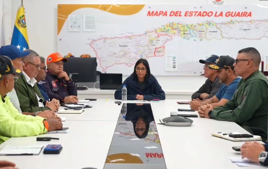 (VENEZUELA) PRESIDENTA ENCARGADA CONFIRMA EL FALLECIMIENTO DE 589 PERSONAS TRAS DOBLE TERREMOTO
