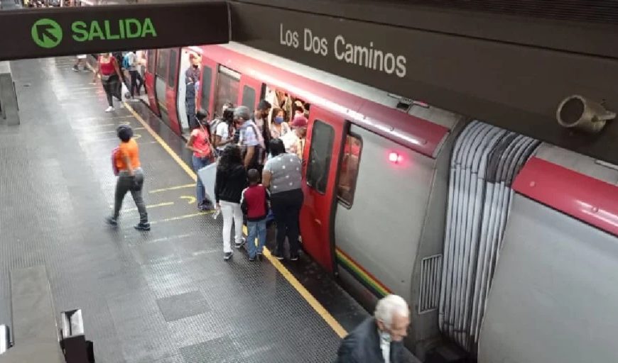 (VENEZUELA) METRO DE CARACAS SUSPENDIÓ OPERACIONES POR SEGURIDAD ESTE LUNES
