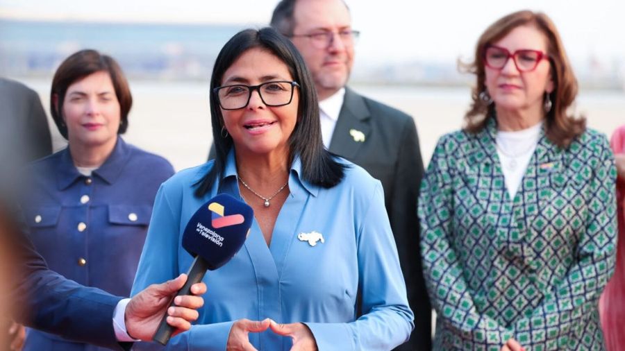 (MUNDO) PRESIDENTA (E) DELCY RODRÍGUEZ RESALTA ÉXITO DE SU AGENDA EN INDIA