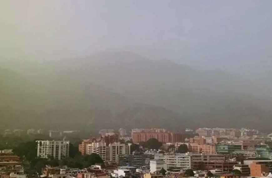 (VENEZUELA) HASTA EL 15 DE JUNIO SE MANTENDRÁ AL NORTE DEL PAÍS EL POLVO DEL SAHARA