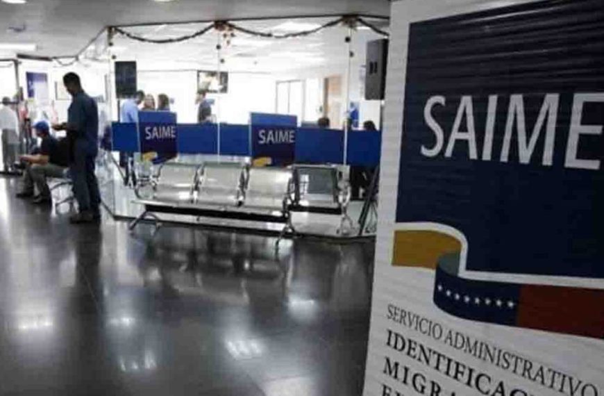 (VENEZUELA) SAIME NO LABORARÁ ESTE MIÉRCOLES 24JUN POR SER FERIADO NACIONAL