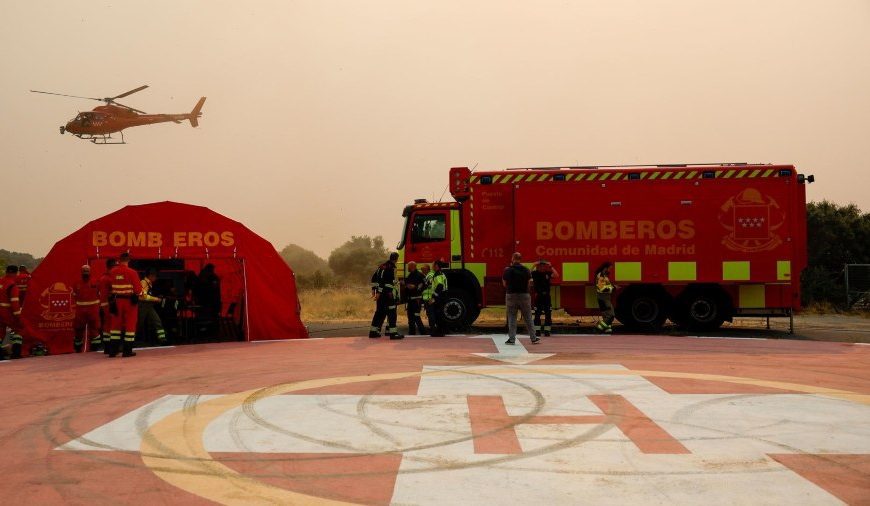 (ESPAÑA) GOBIERNO ESPAÑOL UNIFICA GESTIÓN PARA CONTROLAR DOS GRANDES INCENDIOS DE MADRID Y ÁVILA