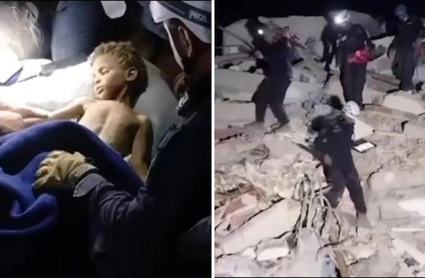 (VENEZUELA) ¡TODAVÍA HAY ESPERANZA! TRAS 6 DÍAS BAJO LOS ESCOMBROS UN NIÑO DE 3 AÑOS FUE RESCATADO (+VIDEO)
