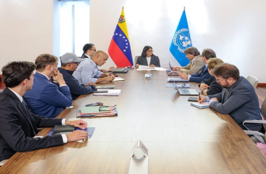 (VENEZUELA) PRESIDENTA SOSTUVO ENCUENTRO CON GIANLUCA RAMPOLLA PARA AFINAR ESTRATEGIAS DEL PLAN DE RECUPERACIÓN DEL PAÍS
