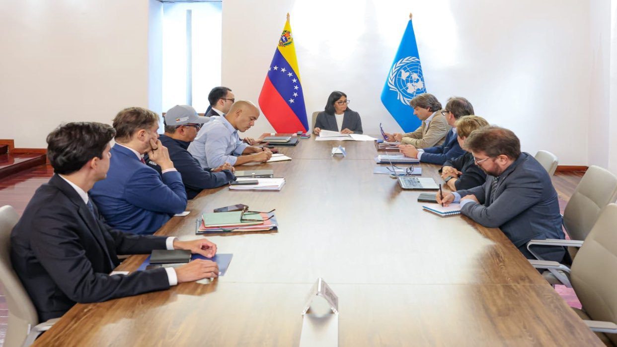(VENEZUELA) PRESIDENTA SOSTUVO ENCUENTRO CON GIANLUCA RAMPOLLA PARA AFINAR ESTRATEGIAS DEL PLAN…