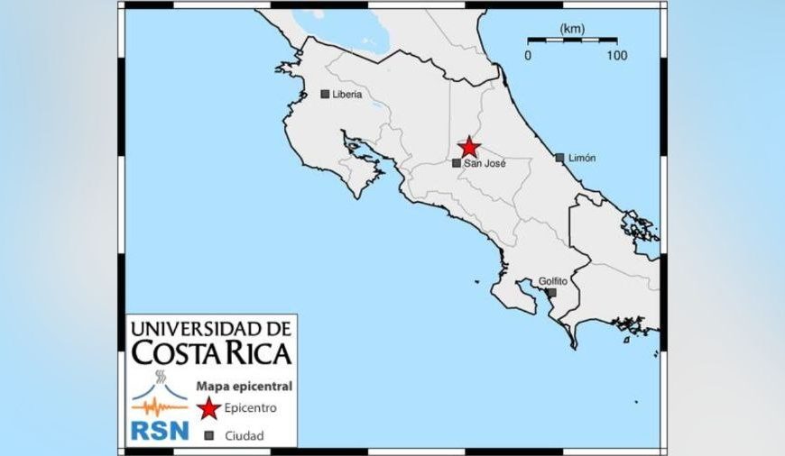 (COSTA RICA) DOS POTENTES SISMOS SACUDEN VARIOS LUGARES DEL PAÍS