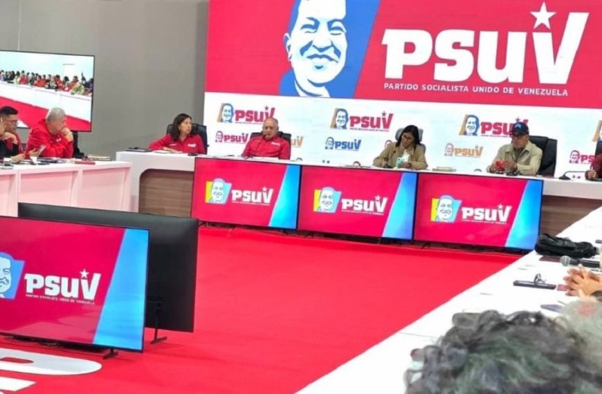 (VENEZUELA) PRESIDENTA DELCY RODRIGUEZ ENCABEZA REUNIÓN CON LA DIRECCIÓN DEL PSUV Y JPSUV
