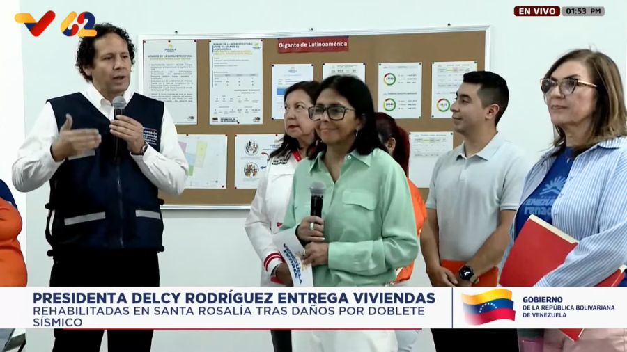 (VENEZUELA) PRESIDENTA RODRÍGUEZ ENTREGÓ VIVIENDAS REHABILITADAS EN EL URBANISMO GIGANTE DE LATINOAMERICA