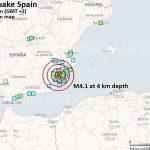 (ESPAÑA) FUERTE SISMO DE MAGNITUD 4.1 SACUDIÓ MURCIA
