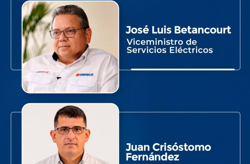 (VENEZUELA) PRESIDENTA DELCY RODRÍGUEZ DESIGNÓ NUEVO VICEMINISTRO DE SERVICIOS ELÉCTRICOS Y PRESIDENTE DE CORPOELEC