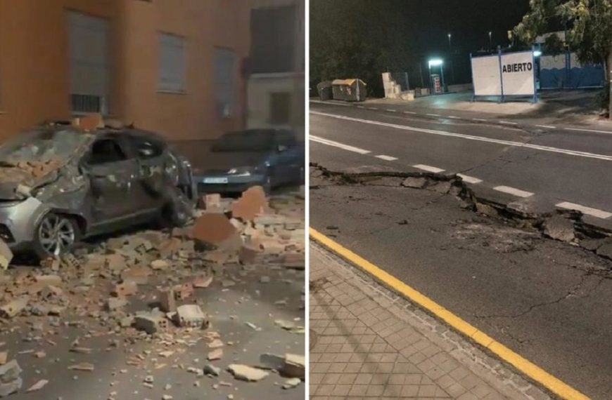 (ESPAÑA) DAÑOS MATERIALES DEJA SISMO DE MAGNITUD 5 EN EL SUR DEL PAÍS