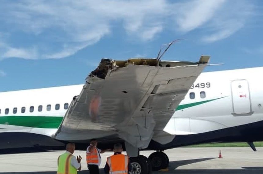 (VENEZUELA) AERONAVE DE VENEZOLANA DE AVIACIÓN REGISTRA DAÑOS ESTRUCTURALES TRAS SITUACIÓN EN BASE AÉREA DE MARACAY