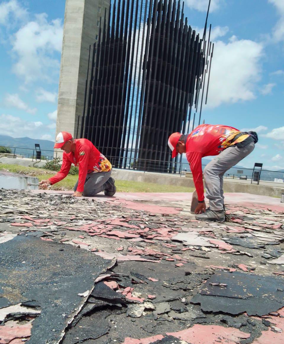 (VENEZUELA) GOBIERNO DE LARA INICIÓ REHABILITACIÓN INTEGRAL DEL MONUMENTO MANTO MARÍA DIVINA…