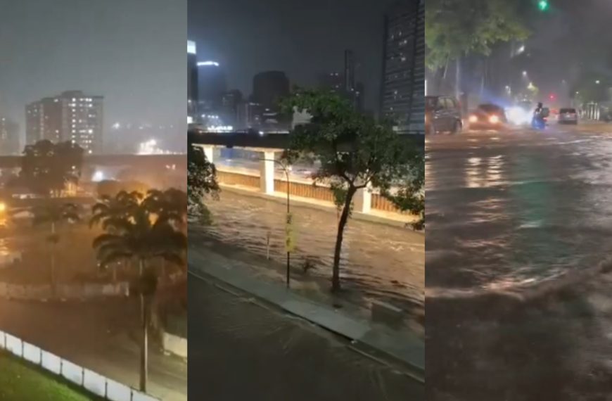 (VENEZUELA) ACTIVAN ALERTA PREVENTIVA ANTE ANEGACIONES POR TORMENTA EN LA GRAN CARACAS