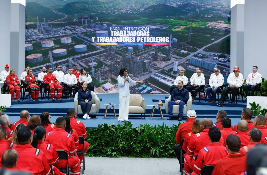 (VENEZUELA) PRESIDENTA RODRÍGUEZ DENUNCIÓ SABOTAJE EN EL SISTEMA ELÉCTRICO EN OCCIDENTE