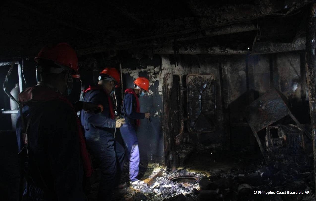 (FILIPINAS) 76 FALLECIDOS Y 13 DESAPARECIDOS DEJA VORAZ INCENDIO DE FERRY