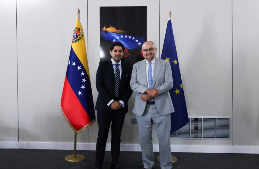 (VENEZUELA) LLEGA AL PAÍS EL NUEVO EMBAJADOR DESIGNADO DE LA UNIÓN EUROPEA