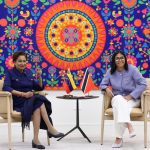 (EEUU) PRESIDENTA RODRÍGUEZ SE REÚNE CON PRIMERA MINISTRA DE TRIIDAD Y TOBAGO, KAMLA PERSAD-BISSESSAR