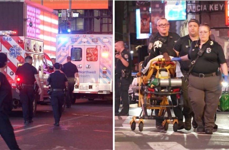 (EEUU) ATAQUE CON CUCHILLO EN TIMES SQUARE DEJA UN FALLECIDO