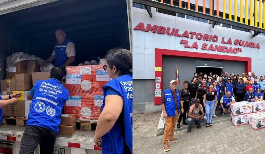 (VENEZUELA) OPS REALIZÓ NUEVA ENTREGA DE INSUMOS MÉDICOS A CENTROS ASISTENCIALES DE LA GUAIRA