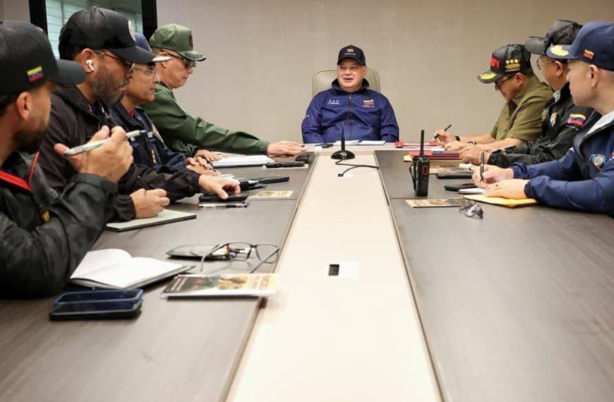 (VENEZUELA) VICEPRESIDENTE SECTORIAL DIOSDADO CABELLO EVALÚA ESTRATEGIAS DE SEGURIDAD