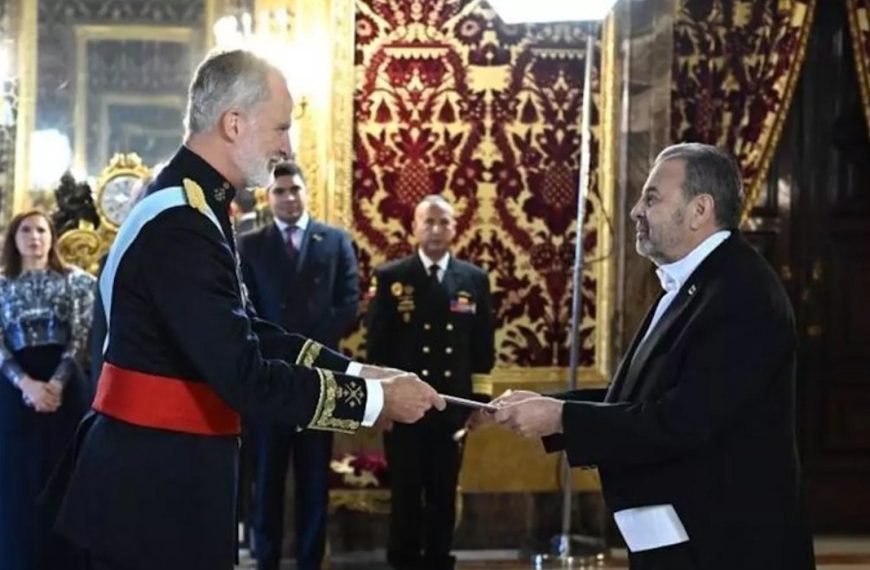 (ESPAÑA) REY FELIPE VI RECIBE CARTAS CREDENCIALES DE TIMOTEO ZAMBRANO COMO EMBAJADOR DE VENEZUELA