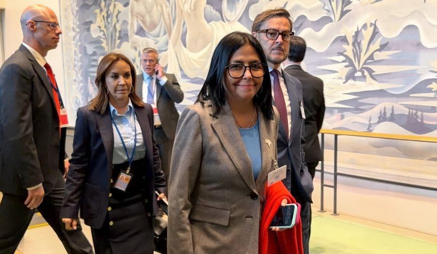 (EEUU) PRESIDENTA DELCY RODRÍGUEZ ASISTE A APERTURA DEL DEBATE DE ALTO NIVEL DE LA ASAMBLEA GENERAL DE LA ONU