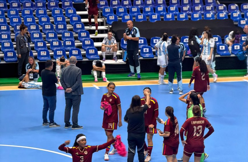 (MUNDO) VENEZUELA CLASIFICÓ A LA FINAL FUTSAL FEMENINO SUB-20 TRAS VENCER A ARGENTINA