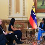 (VENEZUELA) PRESIDENTA DELCY RODRÍGUEZ SOSTUVO ENCUENTRO CON LA DIRECTORA REGIONAL DEL PNUD