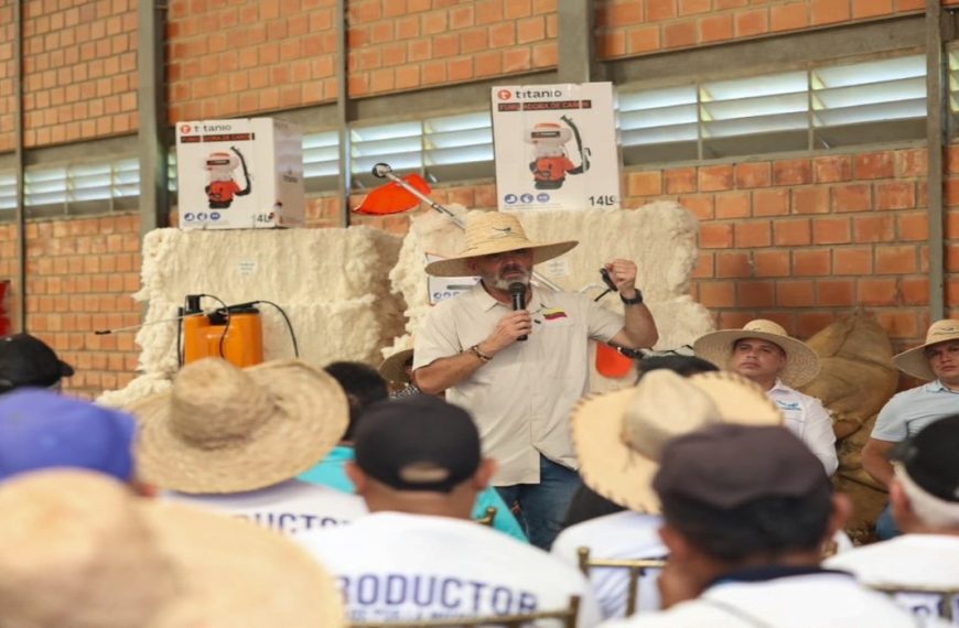 (VENEZUELA) ARRANCA PLAN DE SIEMBRA DE ALGODÓN EN EL PAÍS