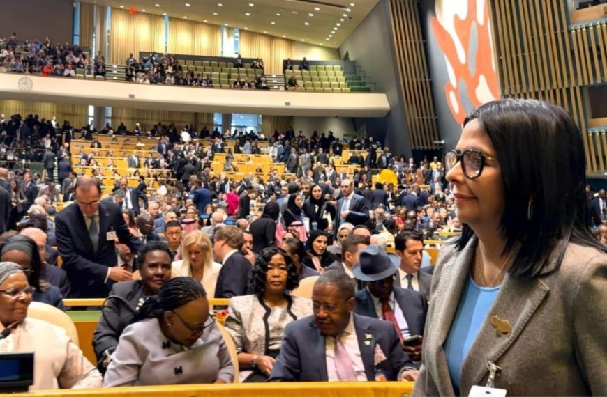 (EEUU) ESTE MIÉRCOLES SE ESTIMA EL DISCURSO DE LA PRESIDENTA DELCY RODRÍGUEZ EN LA ONU