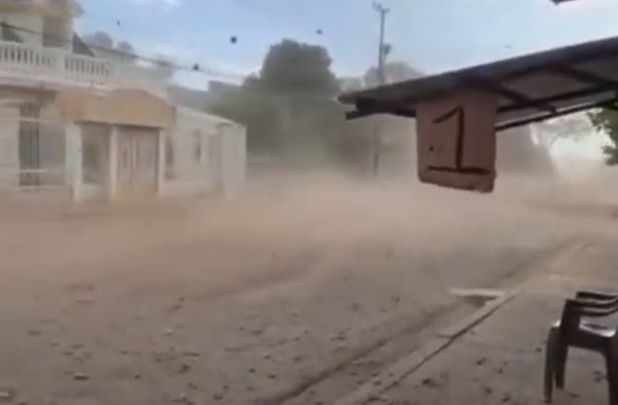 (VENEZUELA) VIENTOS HURACANADOS AZOTARON ESTE DOMINGO VARIAS ZONAS DEL ESTADO BOLÍVAR (+VIDEO)