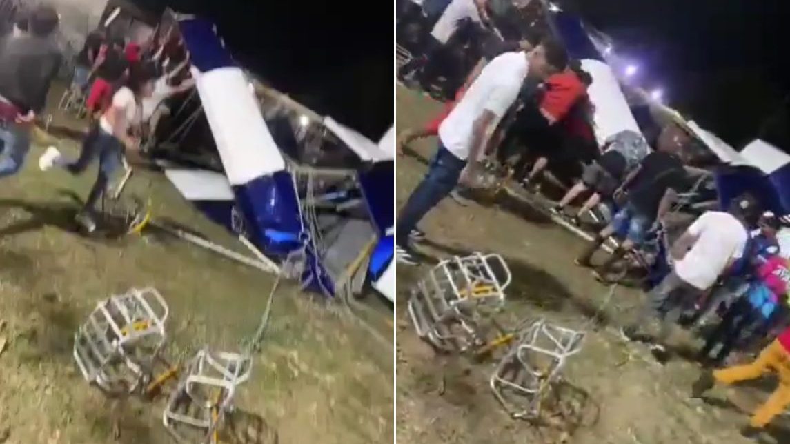 (VENEZUELA) 7 HERIDOS DEJA COLAPSO DE LAS «SILLAS VOLADORAS» EN UN PARQUE&hellip;