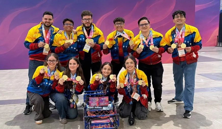 ‎(MUNDO) VENEZUELA SE CORONÓ BICAMPEÓN MUNDIAL DE ROBÓTICA E INTELIGENCIA ARTIFICIAL EN EL FIRST GLOBAL CHALLENGE 2026