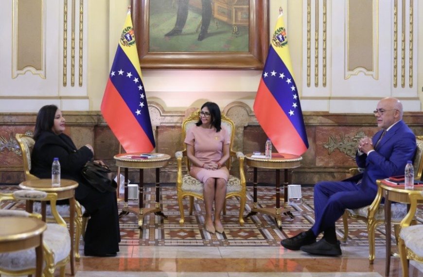 (VENEZUELA) PRESIDENTA DELCY RODRÍGUEZ SALUDA AVANCES EN EL DIÁLOGO NACIONAL