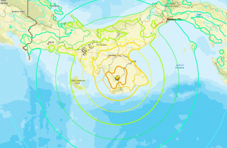 (PANAMÁ) TERREMOTO DE MAGNITUD SUPERIOR A 7,0 SACUDE EL PAÍS Y EMITEN ALERTA DE TSUNAMI